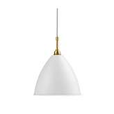 Gubi Bestlite BL9 M Pendant | Matt White/Brass