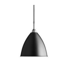Gubi Bestlite BL9 M Pendant | Charcoal Black/Chrome