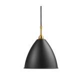 Gubi Bestlite BL9 M Pendant | Charcoal Black/Brass