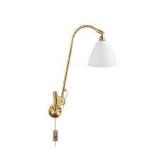 Gubi Bestlite BL6 Wall lamp | Matt White/Brass