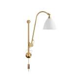 Gubi Bestlite BL5 Wall lamp | Matt White/Brass