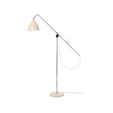 Gubi Bestlite BL4 Floor lamp | Off-White/Chrome