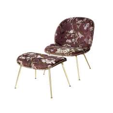 Gubi Beetle Lounge Chair and Stool