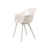 Gubi Bat Dining Chair, Plastic edition (Alabaster White)