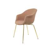 Gubi Bat Dining Chair - Fully Upholstered, Conic base