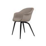 Gubi Bat Dining Chair - Front Upholstered, Wood base
