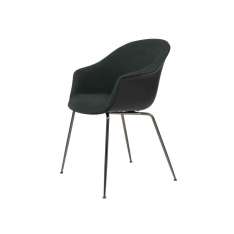 Gubi Bat Dining Chair - Front Upholstered, Conic base