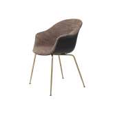 Gubi Bat Dining Chair - Front Upholstered, Conic base