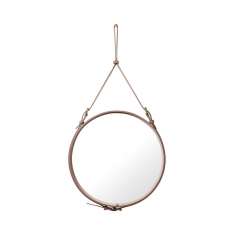 Gubi Adnet Circulaire Wall Mirror - Alcantara Ø 60
