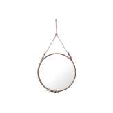 Gubi Adnet Circulaire Wall Mirror - Alcantara Ø 59