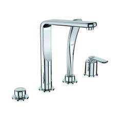 Grohe Veris Four-hole single-lever bath combination