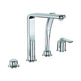Grohe Veris Four-hole single-lever bath combination