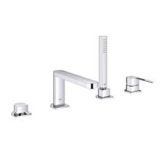 Grohe Plus 4-hole single-lever bath combination