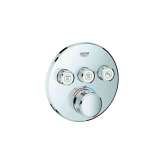 Grohe Grohtherm SmartControl Thermostat for concealed installation with 3 valves