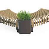 Green Furniture Concept Planter Slice
