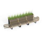 Green Furniture Concept Planter Divider Straight