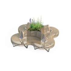 Green Furniture Concept Planter Divider Crossroad 4 Small