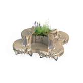 Green Furniture Concept Planter Divider Crossroad 4 Small