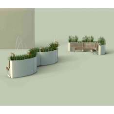 Green Furniture Concept Planter Divider