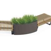 Green Furniture Concept Planter Curved