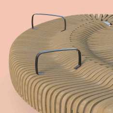 Green Furniture Concept Nova C Double Bench Armrest