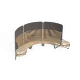 Green Furniture Concept Nova C Divider Concave 45°