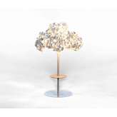 Green Furniture Concept Leaf Lamp Link Tree L w/Round Table