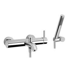 Graff M.E. 25 - Wall-mounted bath & shower mixer with hand shower set