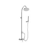 Graff M.E. 25 - Thermostatic wall-mounted shower system with handshower and showerhead