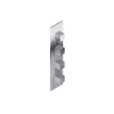 Graff Aqua-Sense - Concealed Thermostatic and 3 shut-off valves - Exposed Parts