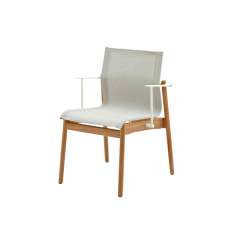 Gloster Furniture GmbH Sway Teak Stacking Chair with Arms