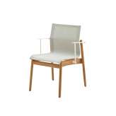 Gloster Furniture GmbH Sway Teak Stacking Chair with Arms
