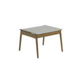 Gloster Furniture GmbH Sway Teak Ottoman Buffed Teak Seagull