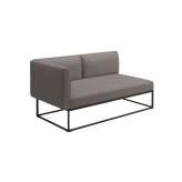 Gloster Furniture GmbH Maya Left End Unit Meteor Dot Nimbus