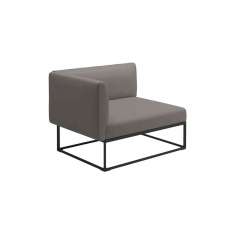 Gloster Furniture GmbH Maya Left End Unit Meteor Dot Nimbus