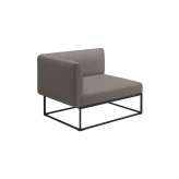 Gloster Furniture GmbH Maya Left End Unit Meteor Dot Nimbus