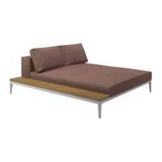 Gloster Furniture GmbH Grid Chill Chaise Unit