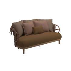 Gloster Furniture GmbH Dune Two-Seater Sofa Brick