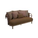 Gloster Furniture GmbH Dune Two-Seater Sofa Brick