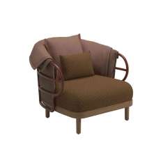 Gloster Furniture GmbH Dune Lounge Chair Brick
