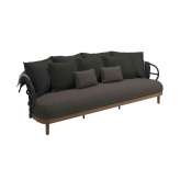 Gloster Furniture GmbH Dune 3 Seater Sofa Meteor