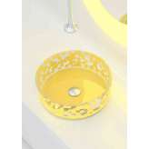 Glass Design Marea Sink Saffron Yellow