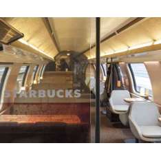 Girsberger Starbucks on rails | Switzerland
