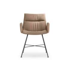 Girsberger MAREL four-legged chair with side panels