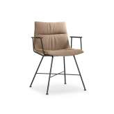 Girsberger MAREL four-legged chair with armrests