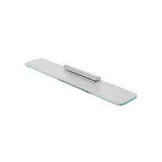 Geesa Shift Chrome | Bathroom Shelf 60cm Chrome With Transparent Glass