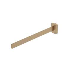 Geesa Shift Brushed Gold | Towel Rail With 1 Arm Brushed Gold