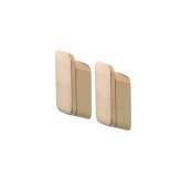 Geesa Shift Brushed Gold | Towel Hook Medium Brushed Gold (Set Of 2)