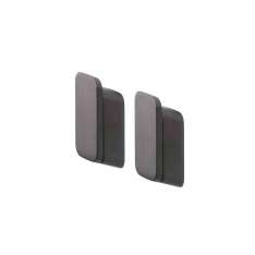 Geesa Shift Brushed Metal Black | Towel Hook Medium Brushed Metal Black (Set Of 2)