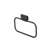 Geesa Shift Brushed Metal Black | Towel Ring Brushed Metal Black